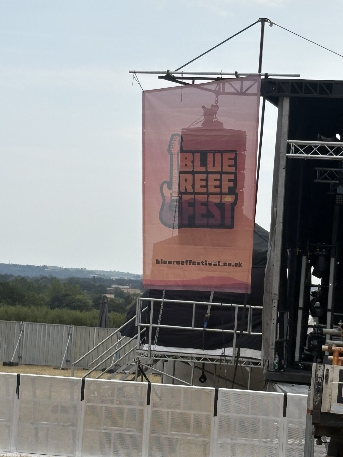 Blue Reef Festival stage supplied by Lunar Ice