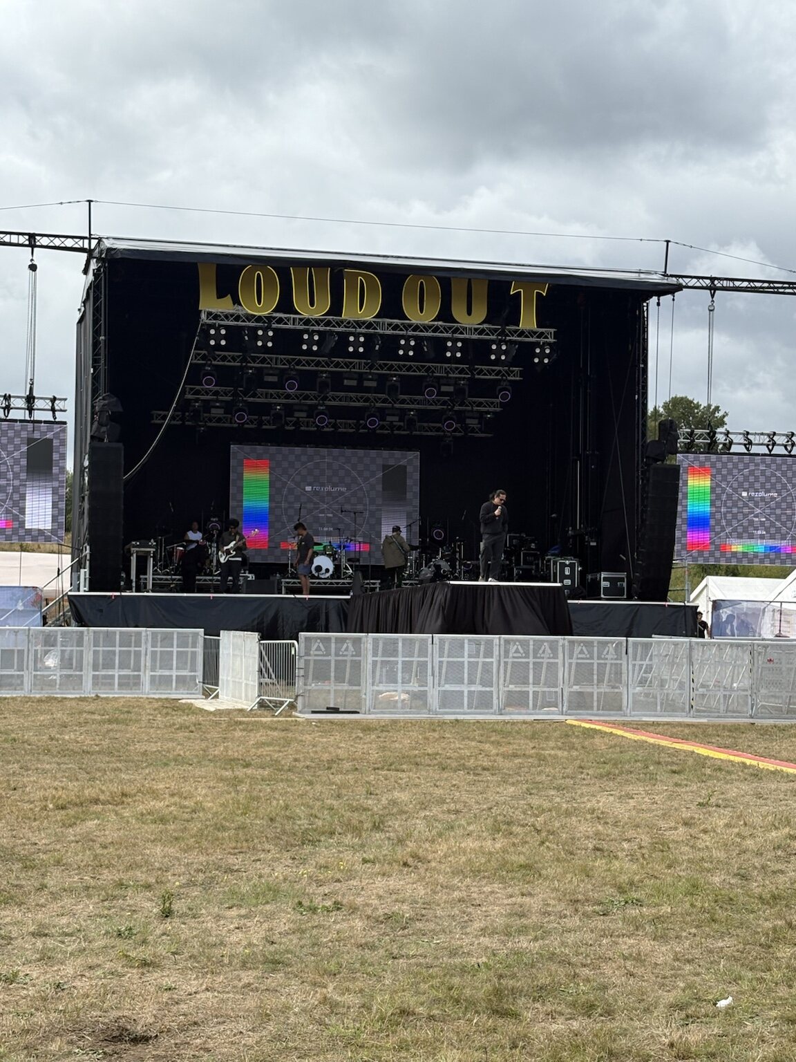 Loudout Festival stage supplied by Lunar Ice