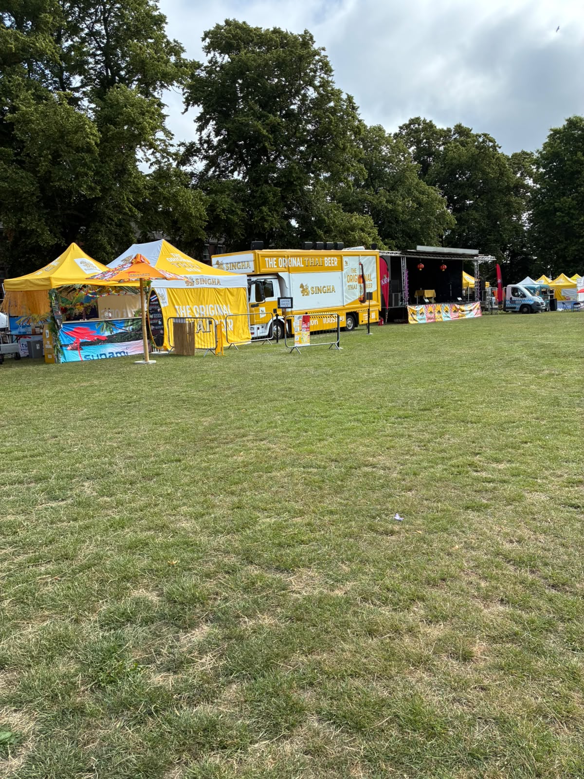 Large festival supplied by Lunar Ice